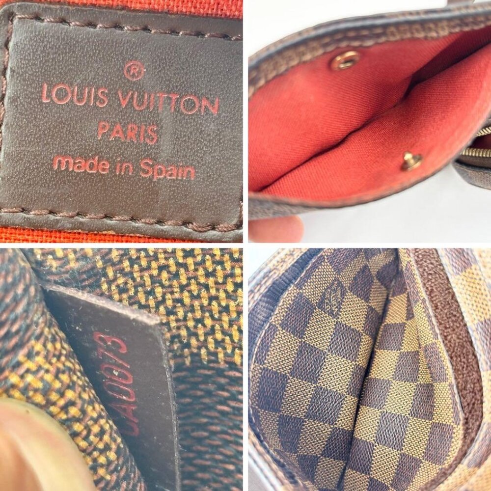 Louis Vuitton Crossbody Bag Geronimos Sling Bag Bum Bag Damier Ebene Purse - Picture 10 of 16